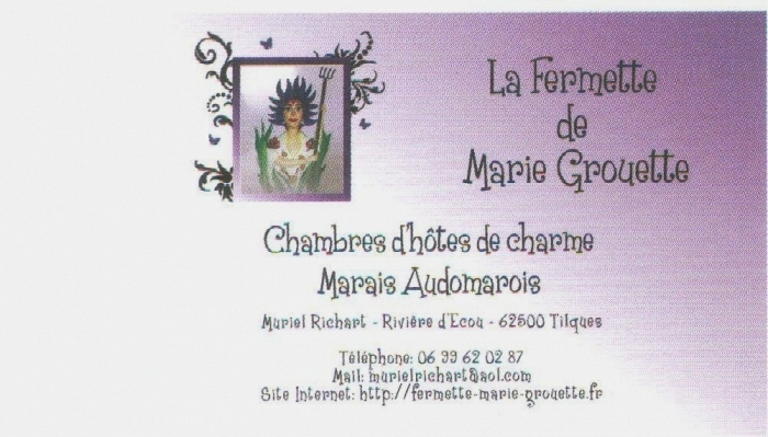 Site web Fermette de Marie Grouette