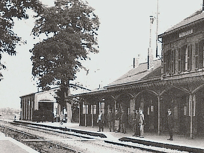 Intérieur gare vers 1900 Intérieur gare vers1900
